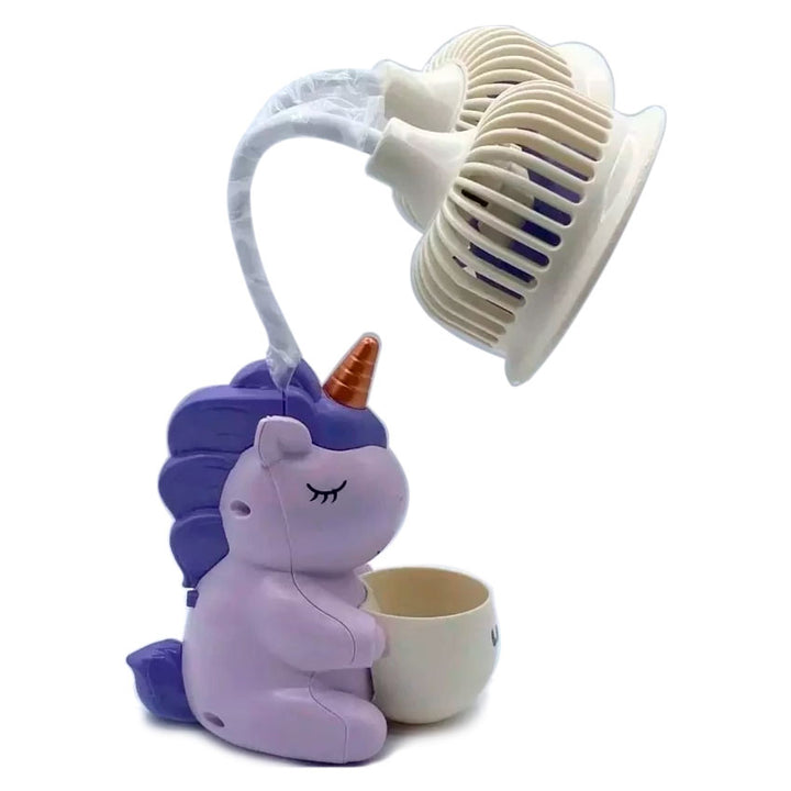 Ventilador Portatil Dual Unicornio Bytech