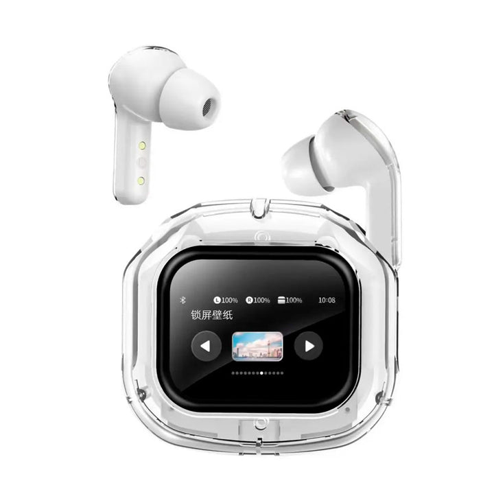 CASE LOGIC AUDIFONOS TRUE WIRELESS C/DISPLAY BLANCO