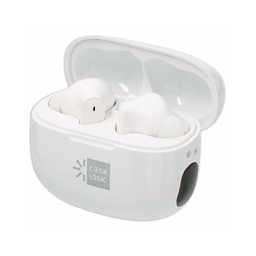 AUDIFONOS TRUE WIRELESS CASE LOGIC ANC C/DISPLAY BLANCO