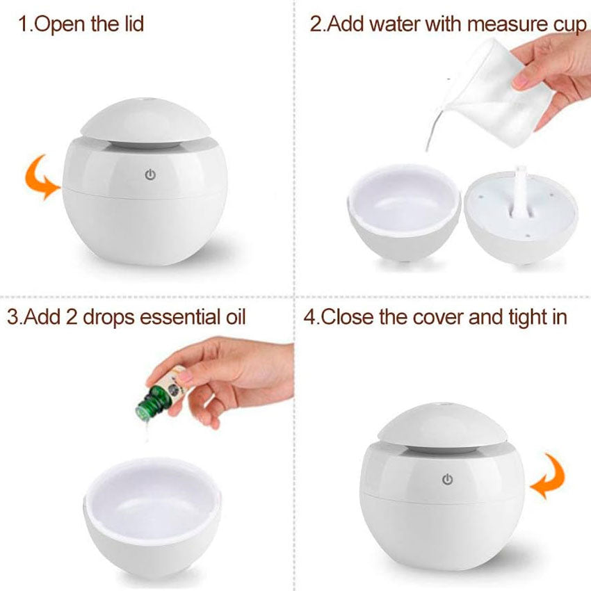 HUMIDIFICADOR IRIDISCENTE BWELL