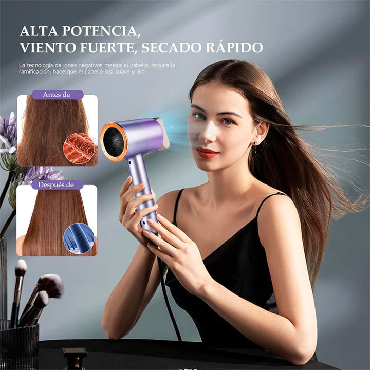 SECADORA DE CABELLO BGLAM PURPURA