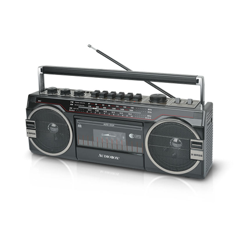 AUDIOBOX RADIO GRABADORA BLUETOOTH RXC-25BTBLACK