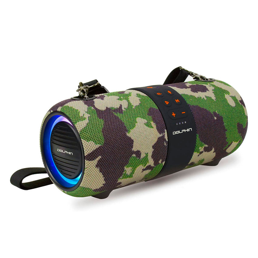 DOLPHIN LX-60 BOCINA BLUETOOTH PORTATIL COLOR CAMUFLAJE