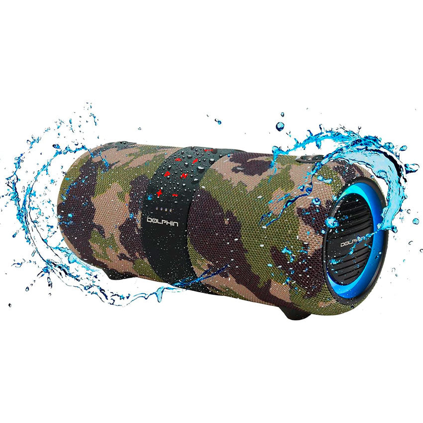 DOLPHIN LX-60 BOCINA BLUETOOTH PORTATIL COLOR CAMUFLAJE