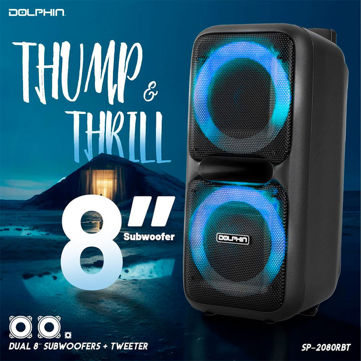 DOLPHIN BAFLE 2X8" BOXPARTY