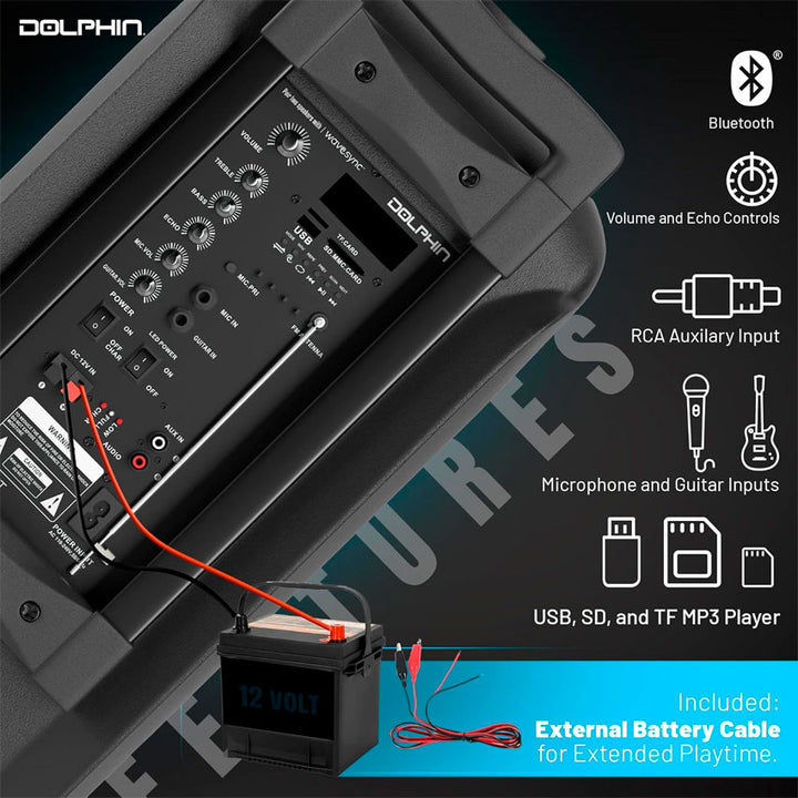 DOLPHIN BAFLE 2X8" BOXPARTY