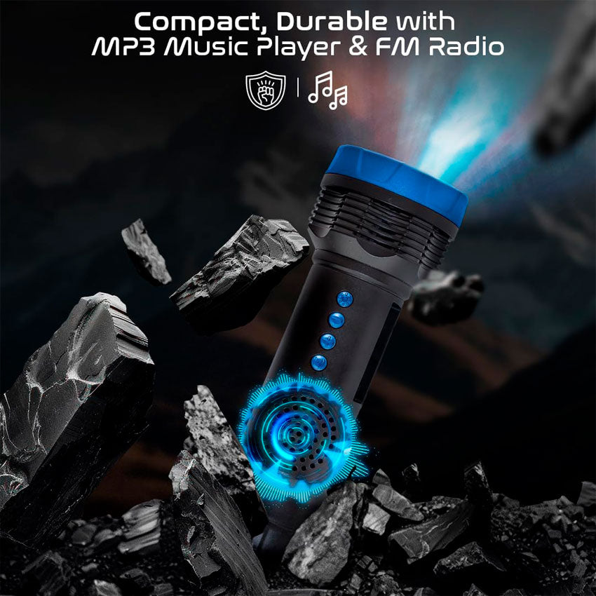 Bocina Bluetooth Portátil Audiobox Solar Tipo Lampara — vista trasera
