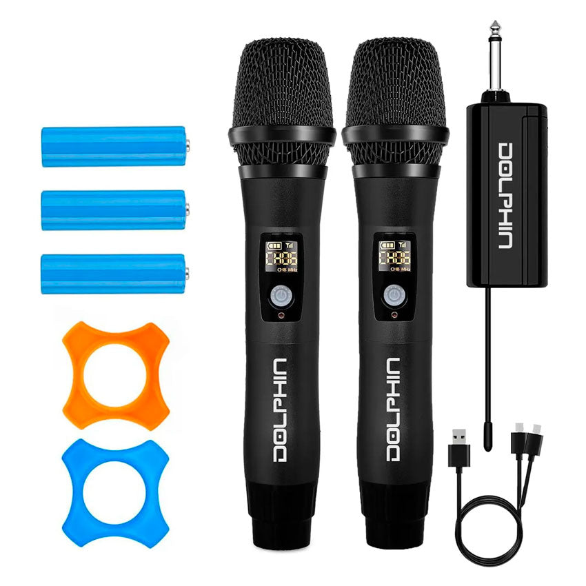 MICROFONO INAL. DOLPHIN TIPO C NEGRO (PAR)