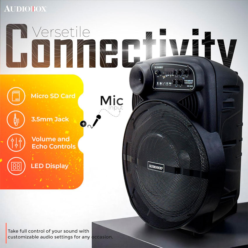 BAFLE AUDIOBOX 15" RECARGABLE