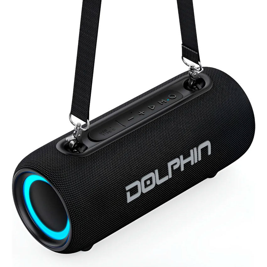 BOCINA BLUETOOTH DOLPHIN BAZOOKA NEGRO