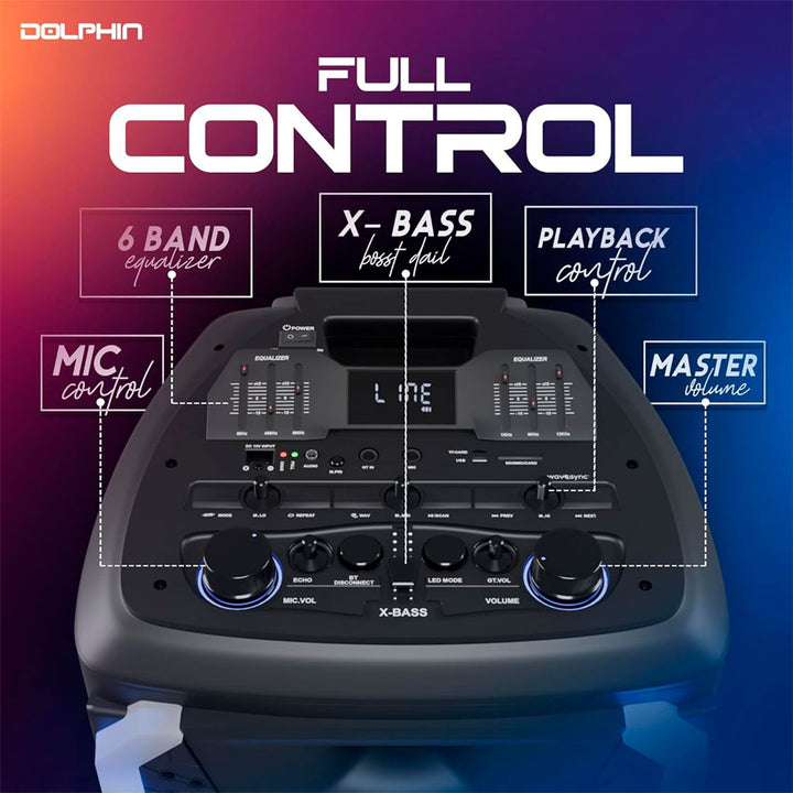 Bafle Dolphin 12" Recargable