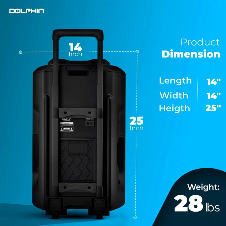 Bafle Dolphin 12" Recargable