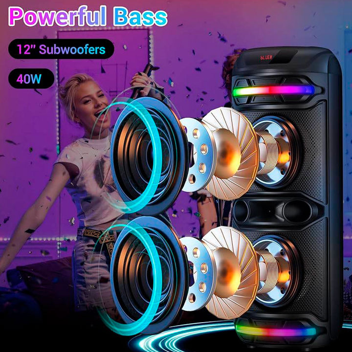 AUDIOBOX BAFLE RECARGABLE – POTENCIA Y DIVERSIÓN DONDE QUIERAS