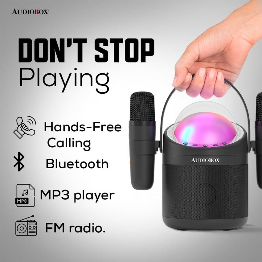 Audiobox Bocina Bluetooth Portable Karaoke System