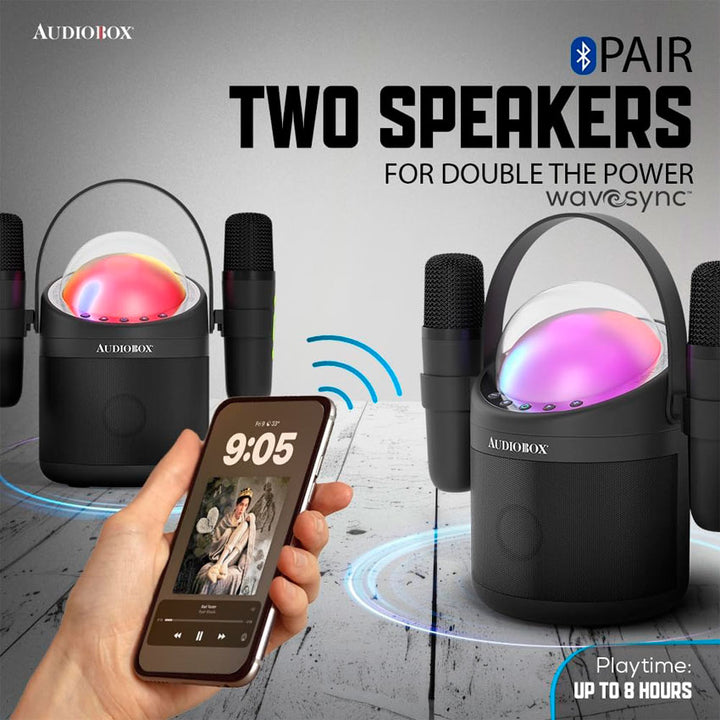 Audiobox Bocina Bluetooth Portable Karaoke System