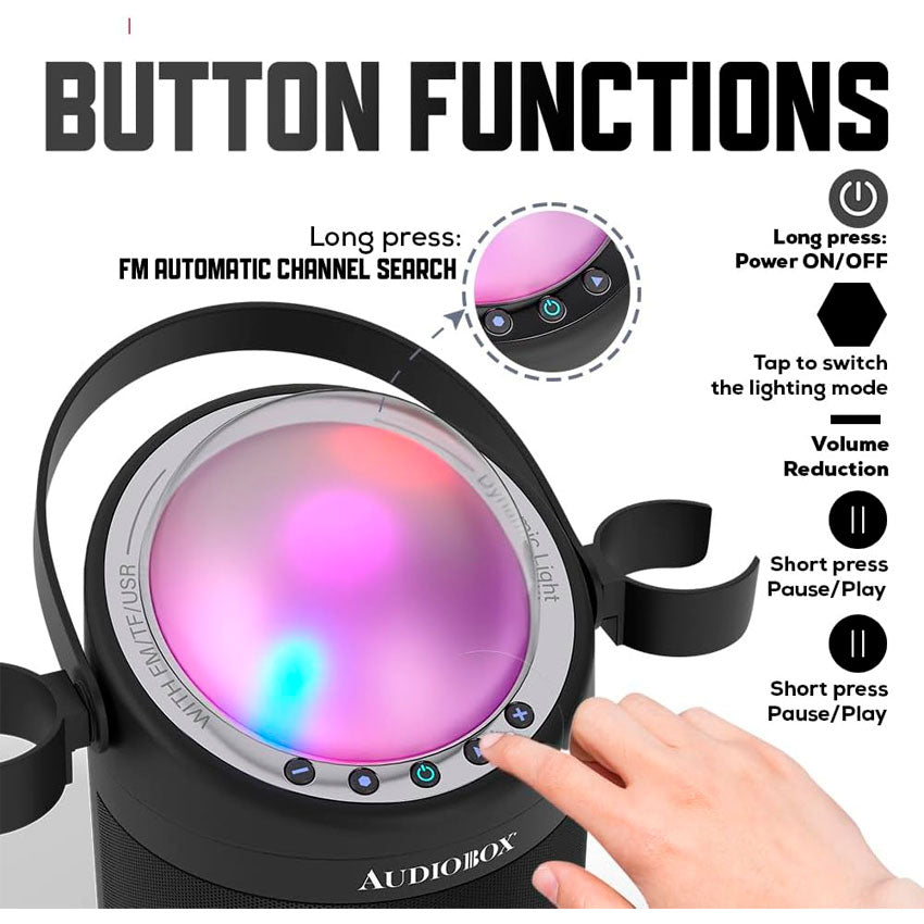 Audiobox Bocina Bluetooth Portable Karaoke System