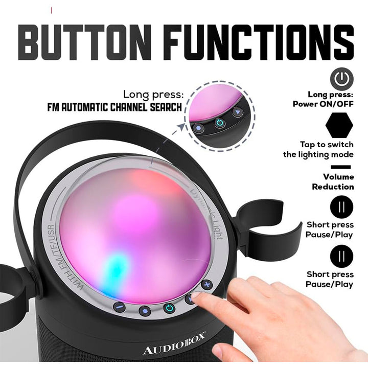 Audiobox Bocina Bluetooth Portable Karaoke System