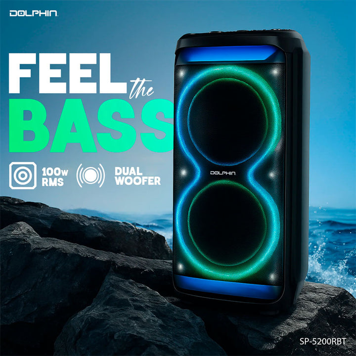 BAFLE AUDIOBOX 2X12" RECARGABLE