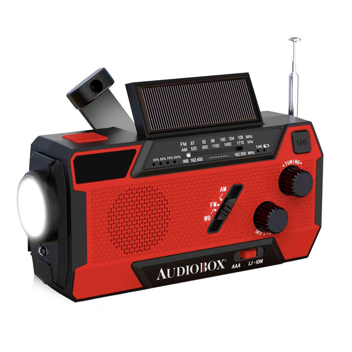 RADIO AUDIOBOX C/LAMPARA EMERGENCIA