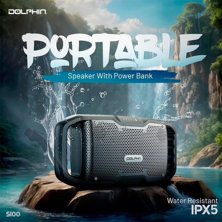 BOCINA BLUETOOTH DOLPHIN C/POWERBANK