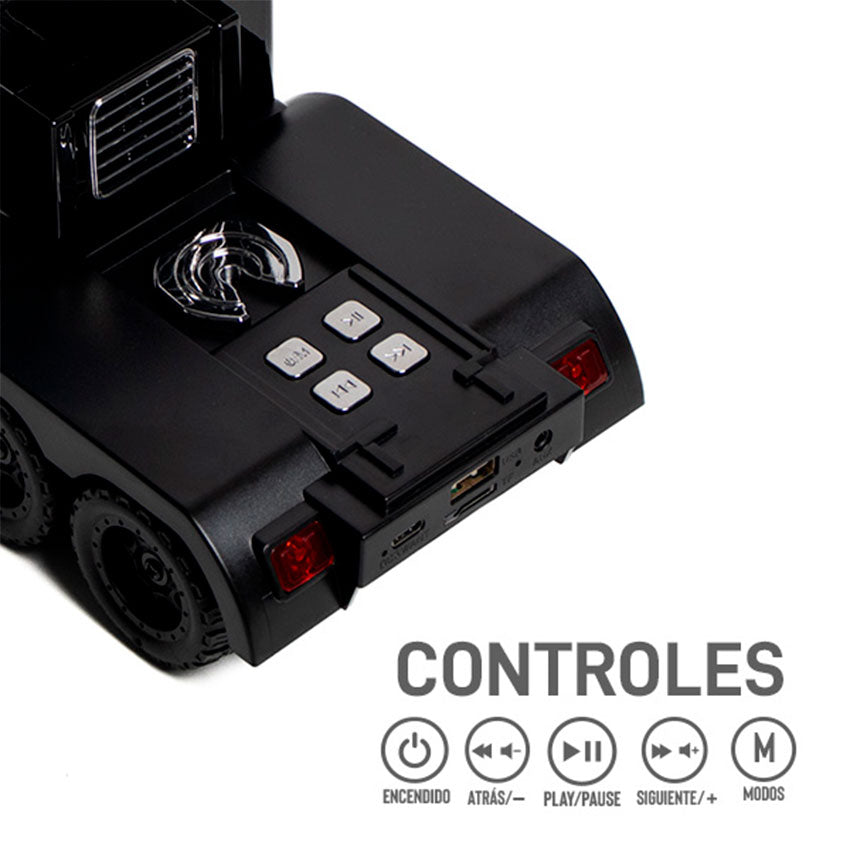 Bocina Bluetooth Techbro Trailer Negro