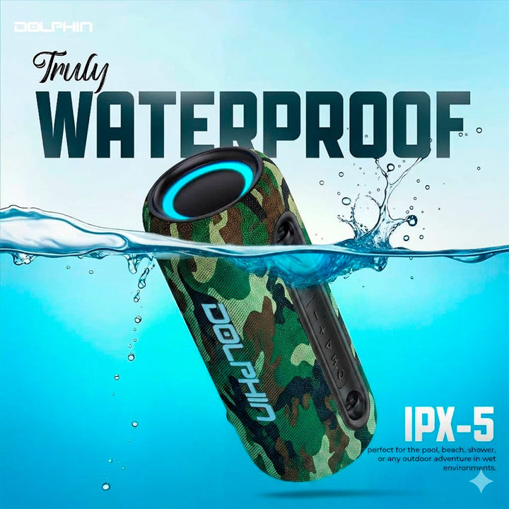 Bocina Bluetooth Dolphin Bazooka Camuflaje