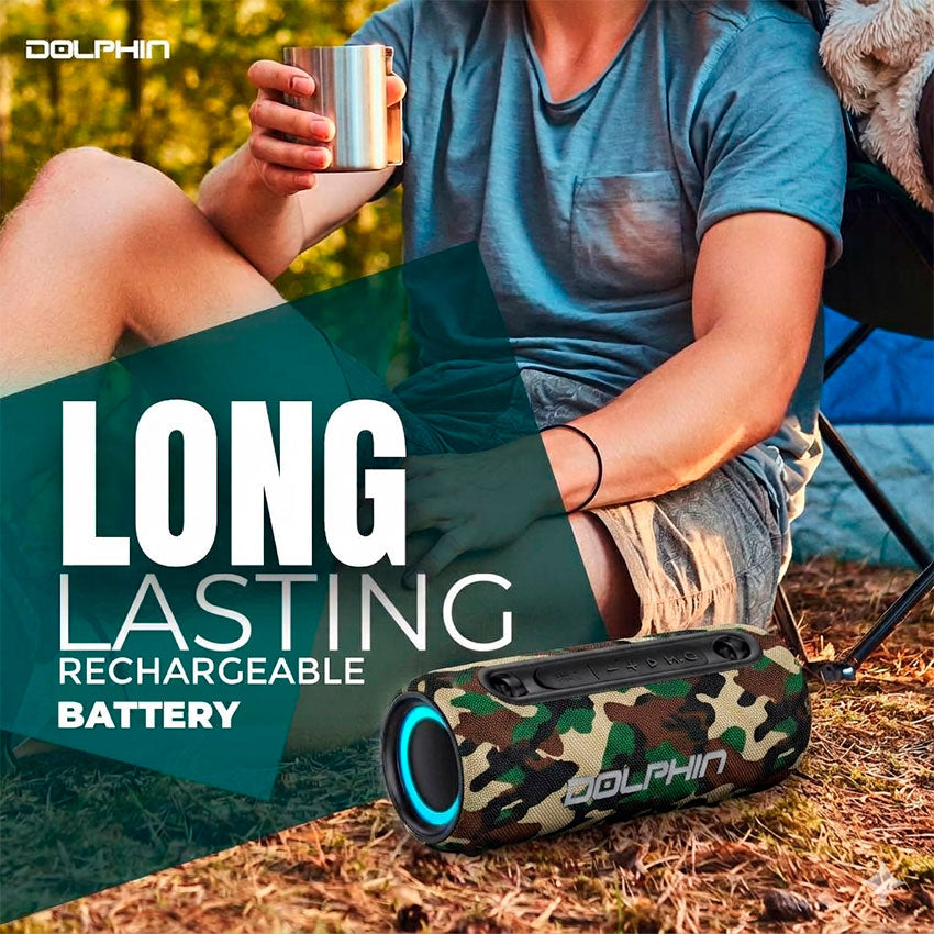Bocina Bluetooth Dolphin Bazooka Camuflaje