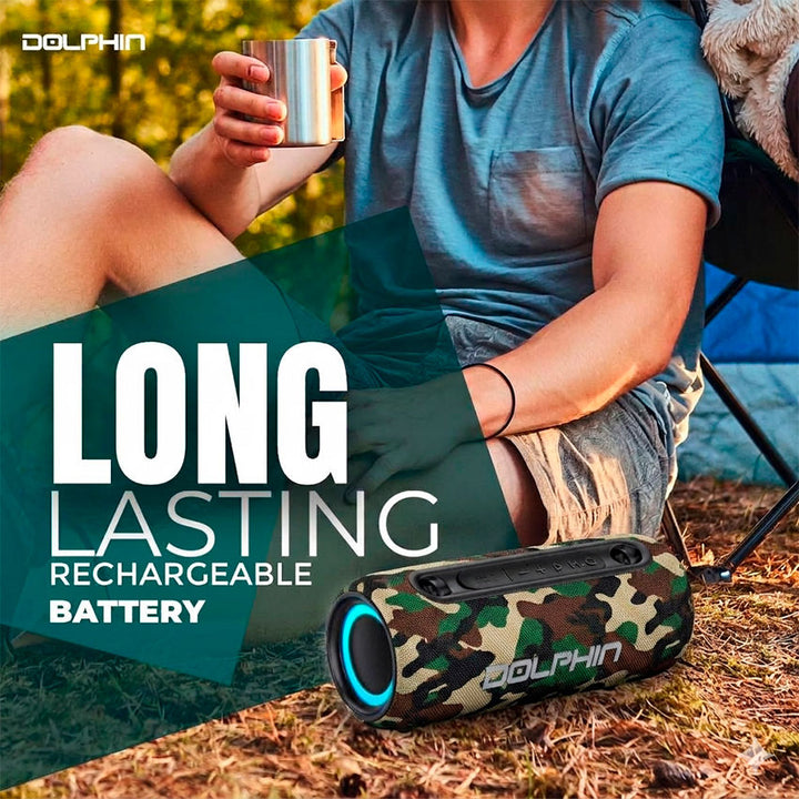 Bocina Bluetooth Dolphin Bazooka Camuflaje