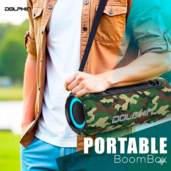 Bocina Bluetooth Dolphin Bazooka Camuflaje