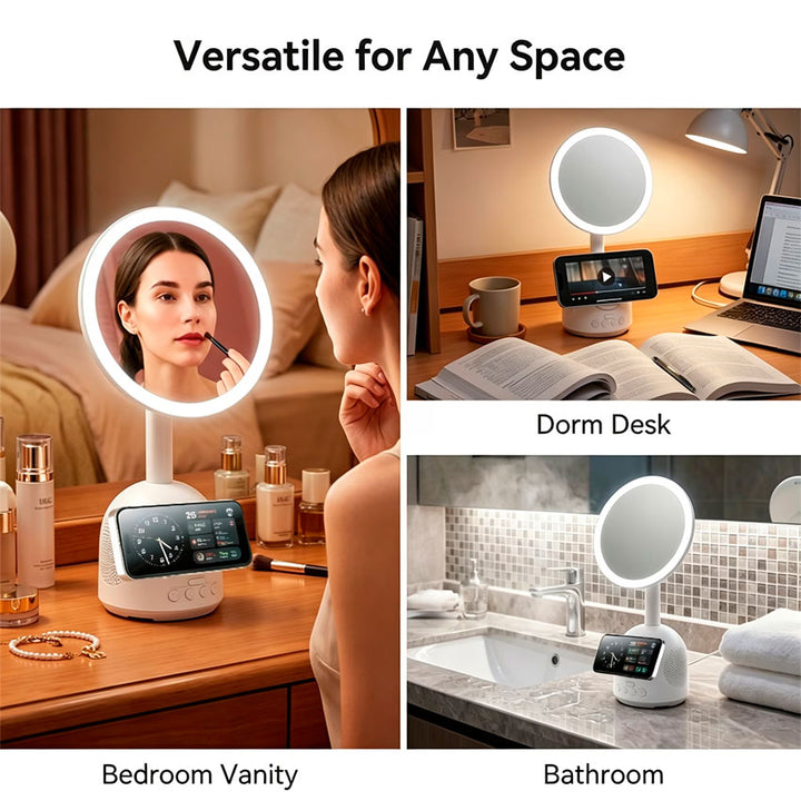 Bocina Bluetooth Techbro Espejo Vanity