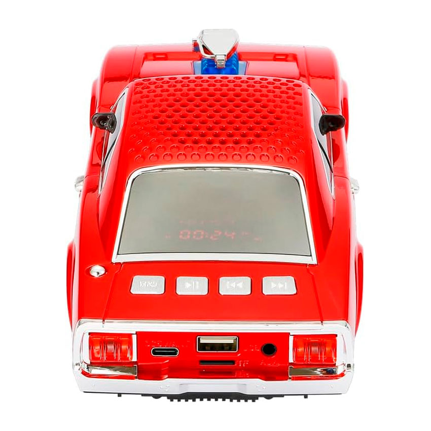 Bocina Bluetooth Techbro Charger Rojo