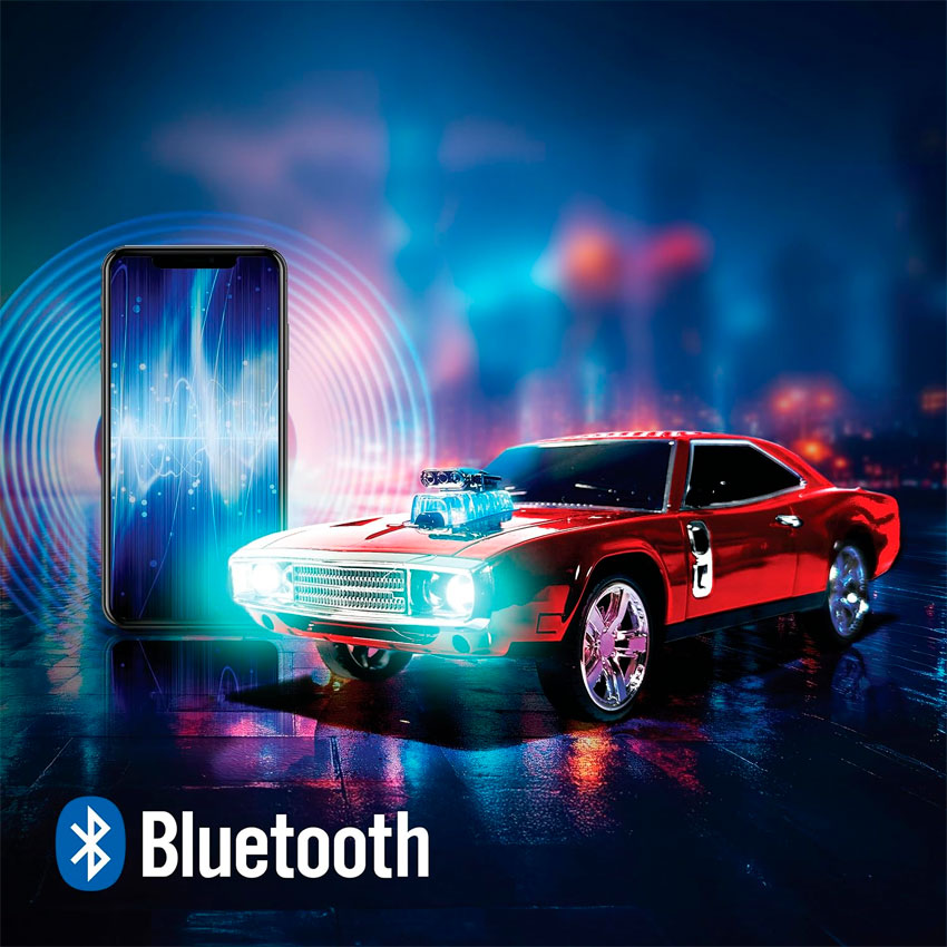 Bocina Bluetooth Techbro Charger Rojo