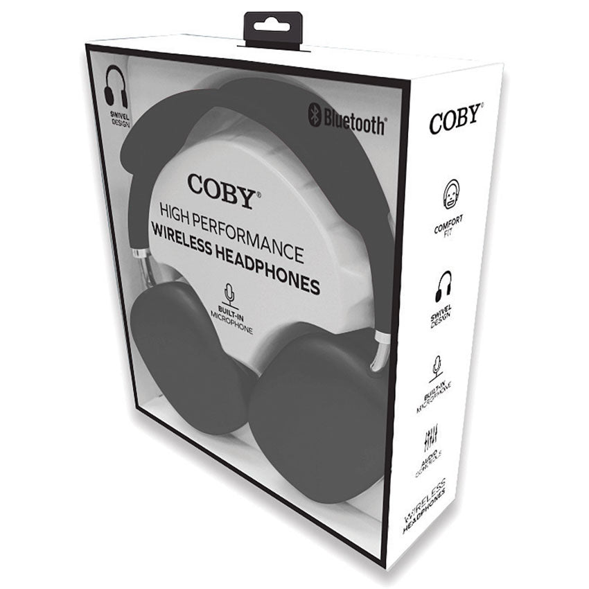 COBY AUDIFONOS BLUETOOTH ON EAR COLOR NEGRO