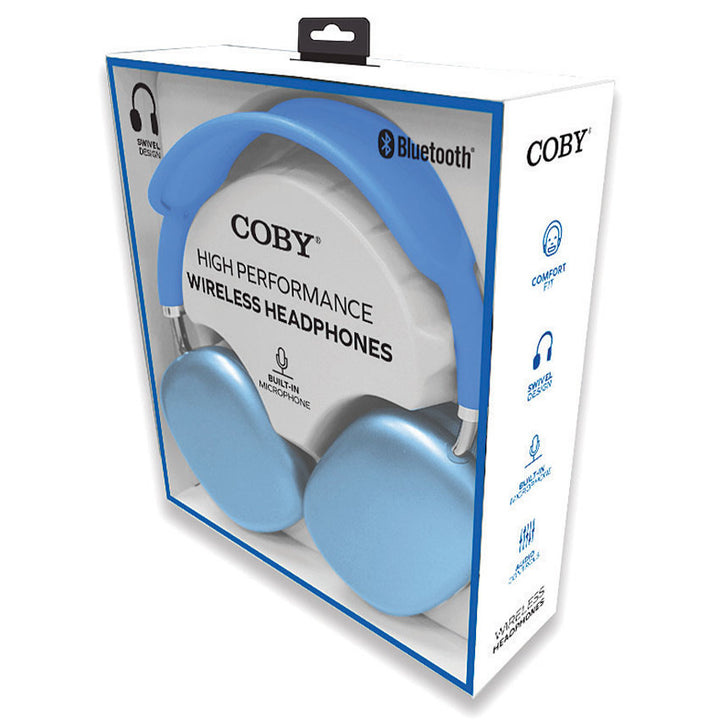 COBY AUDIFONOS BLUETOOTH ON EAR COLOR AZUL