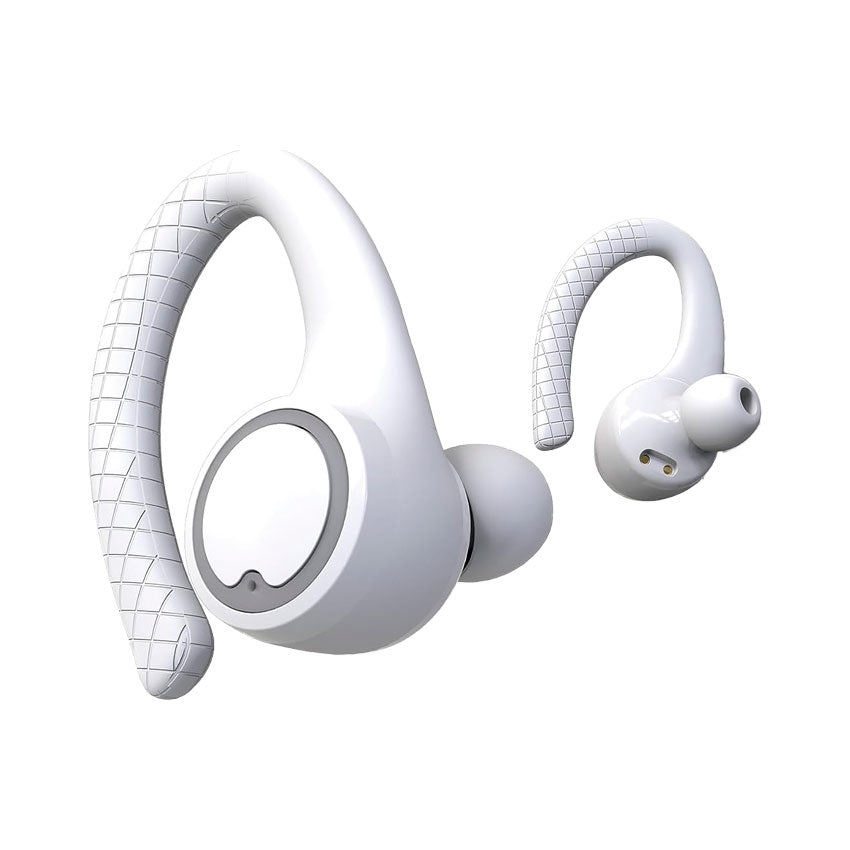 COBY AUDIFONOS TRUE WIRELESS IN EAR SPORT HOOK BLANCO