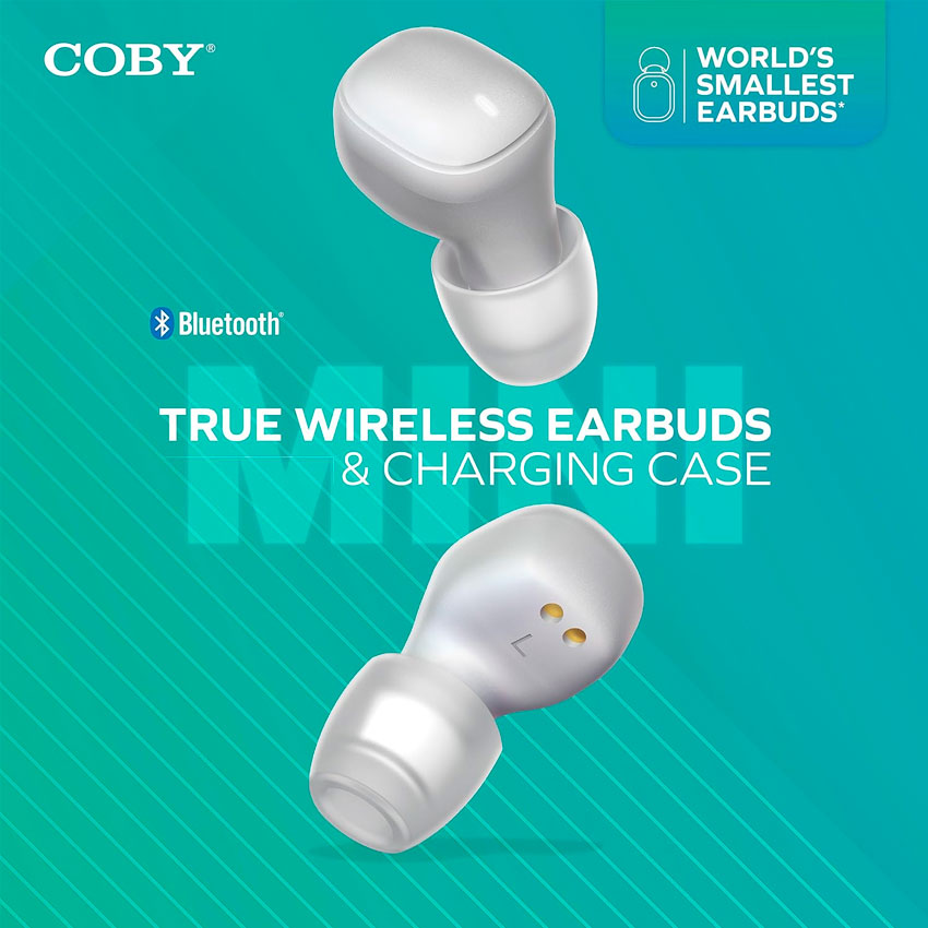 COBY AUDIFONOS TRUE WIRELESS IN EAR COLOR BLANCO