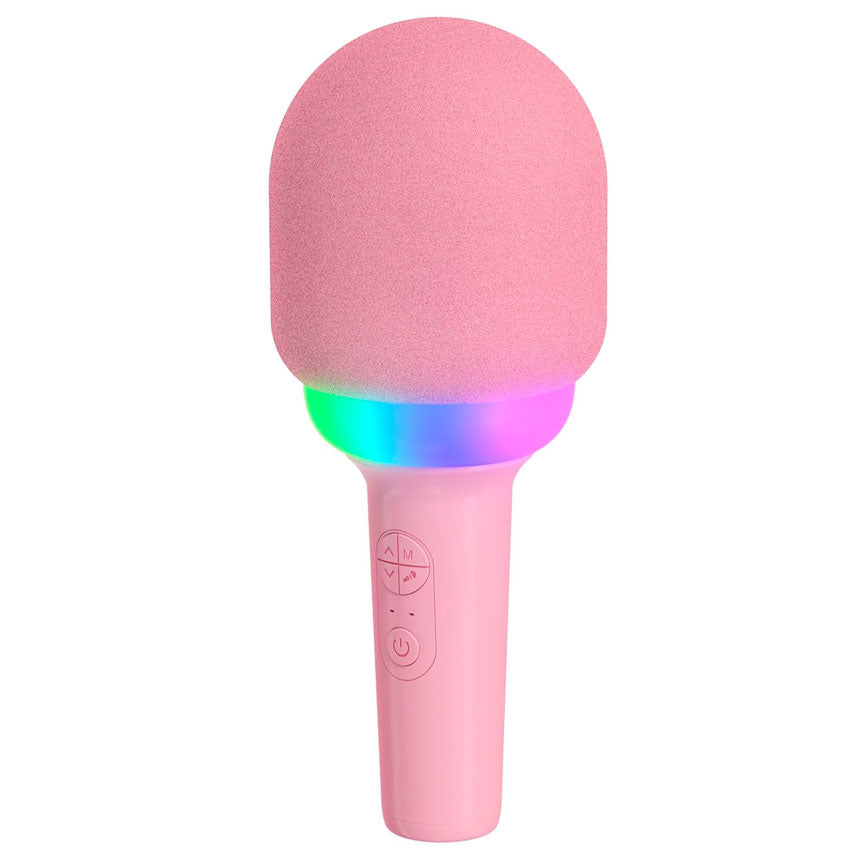 COBY BOCINA BLUETOOTH TIPO MICROFONO KARAOKE COLOR ROSA