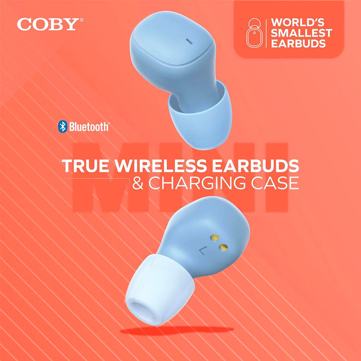 COBY AUDIFONOS TRUE WIRELESS IN EAR COLOR AZUL