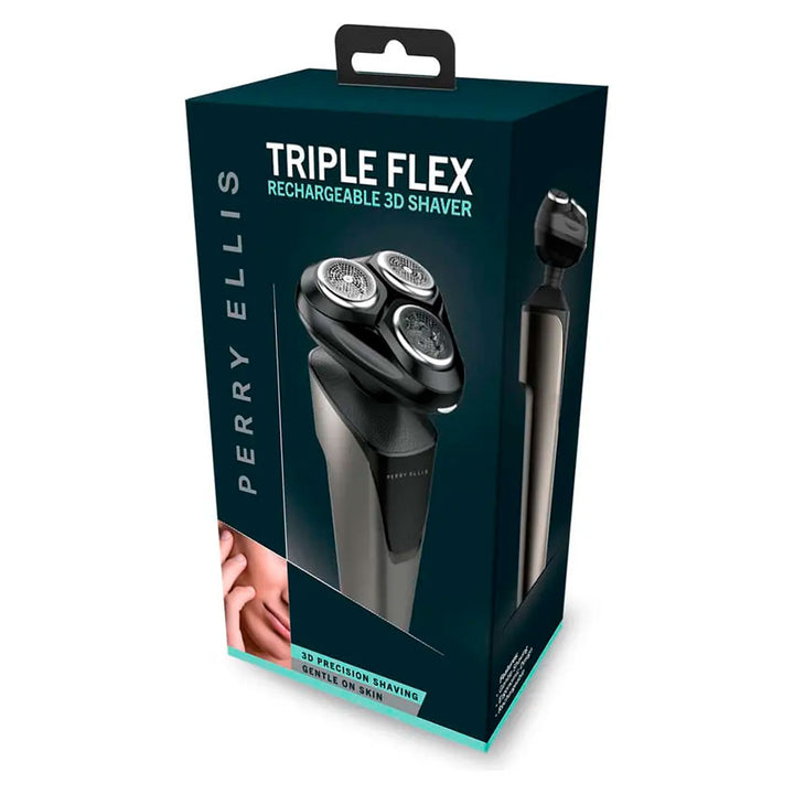Rasuradora Triple Flex Recargable Perry Ellis