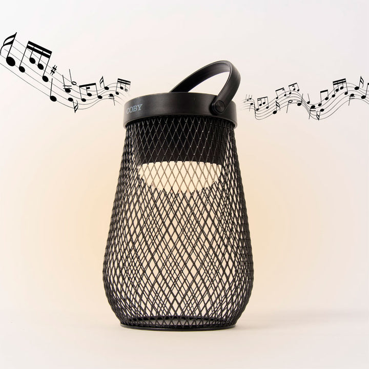 BOCINA BLUETOOTH COBY TIPO LINTERNA NEGRO