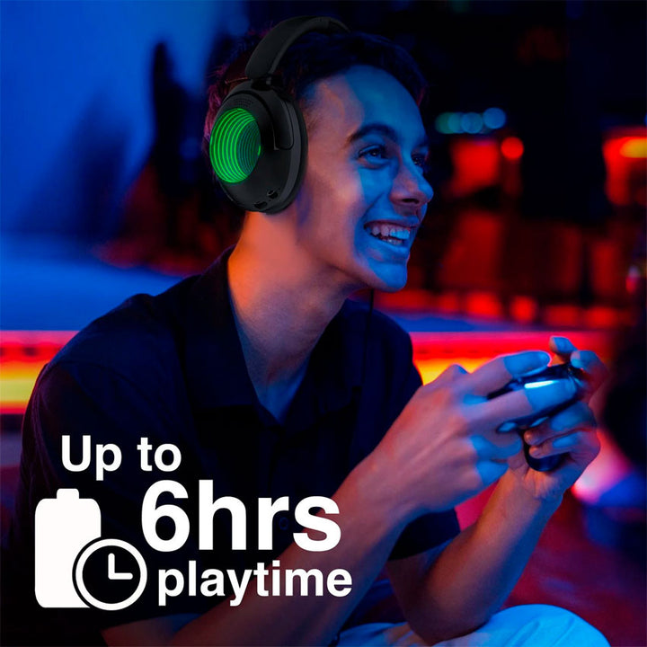 COBY AUDIFONOS BLUETOOTH INFINITY MIRROR NEGRO