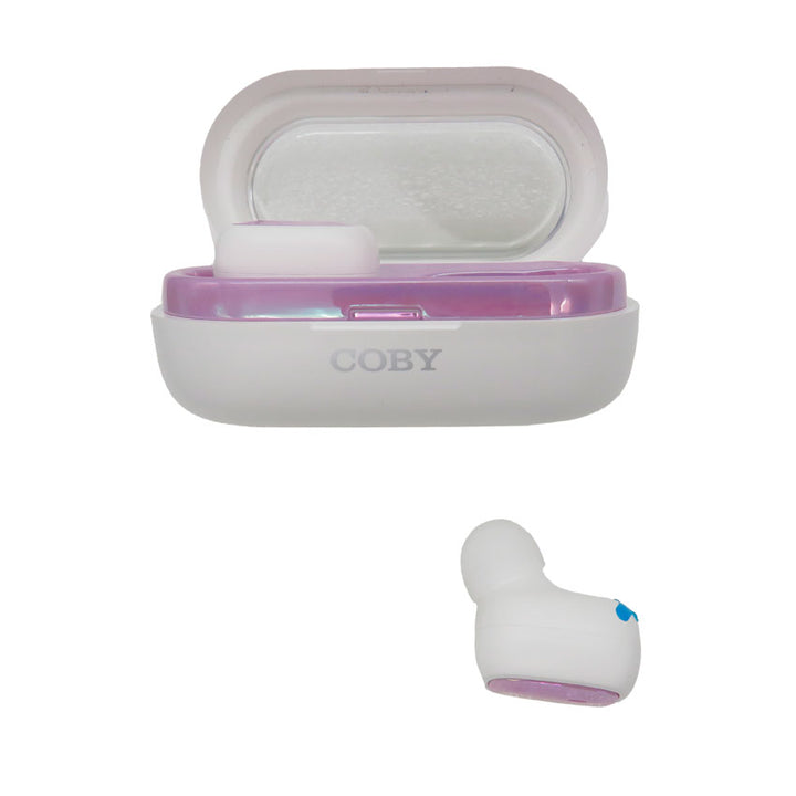 AUDIFONOS TRUE WIRELESS COBY BLANCO/ROSA (CETW547PR)