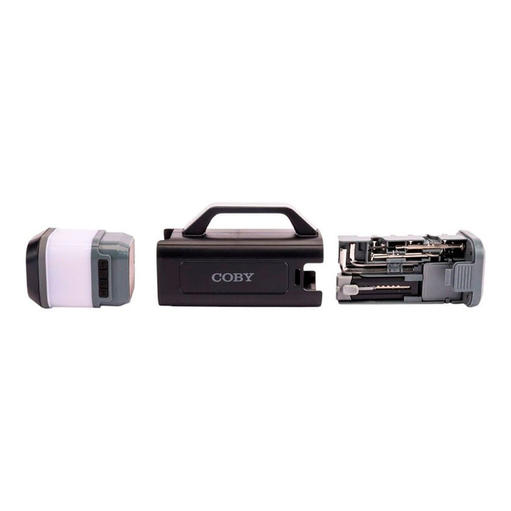 Bocina Bluetooth Coby Toolbox/linterna Black