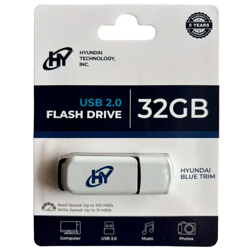 HYUNDAI MEMORIA USB BRAVO 32GB USB-A 2.0 – BLANCO