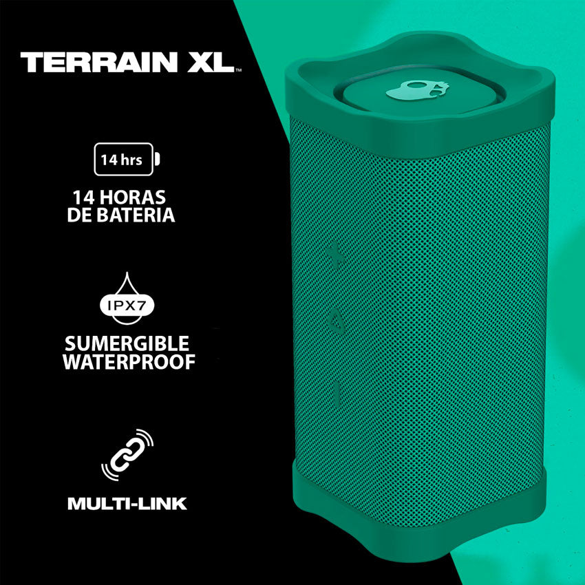 SKULLCANDY BOCINA BLUETOOTH TERRAIN XL VERDE