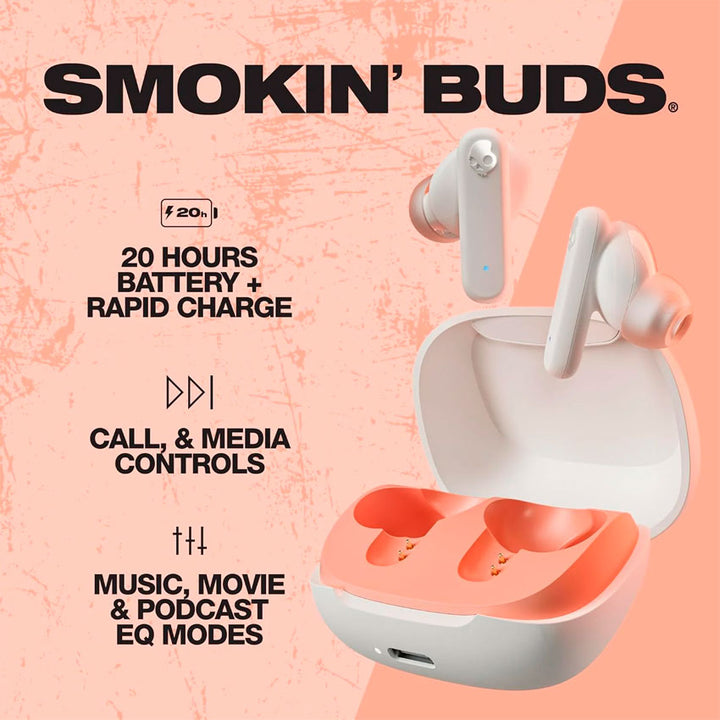 SKULLCANDY AUDÍFONOS INALÁMBRICOS SMOKIN" BUDS
