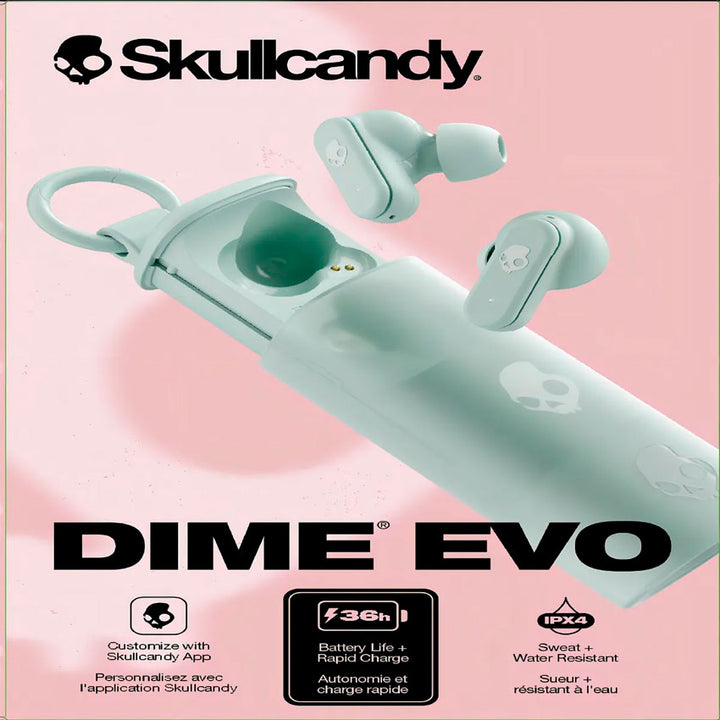 AUDIFONOS TRUE WIRELESS SKULLCANDY DIME AZUL