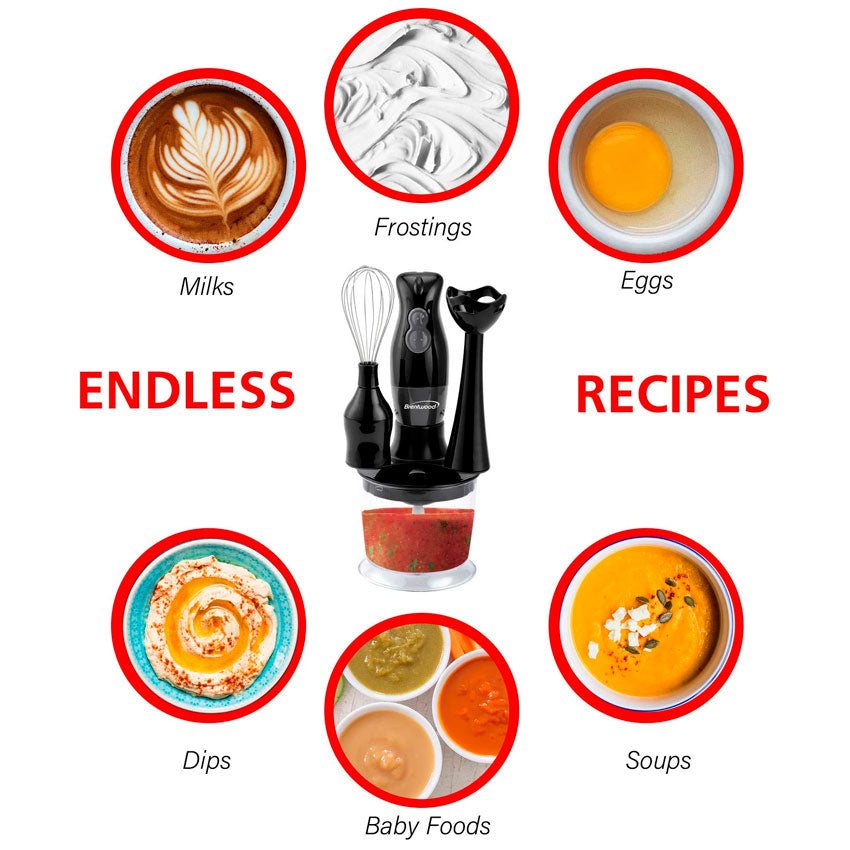 BRENTWOOD BATIDORA Y PROCESADOR ALIMENTOS