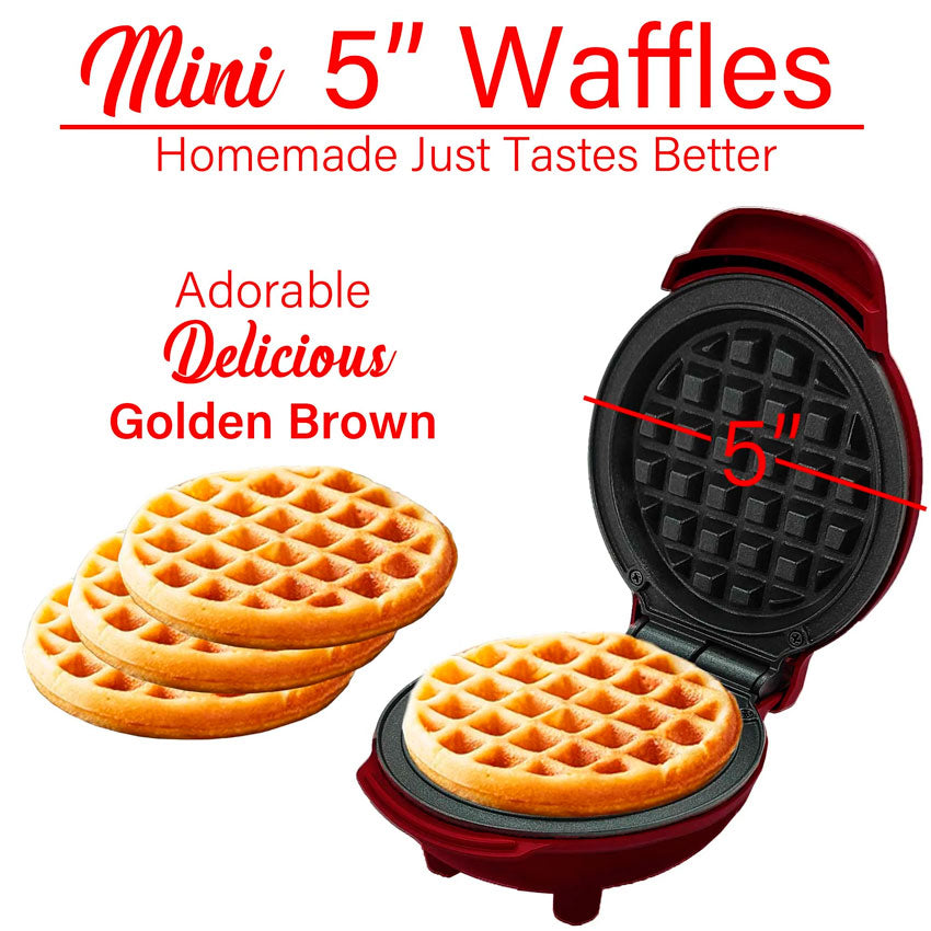 BRENTWOOD MINI WAFFLERA ROJA