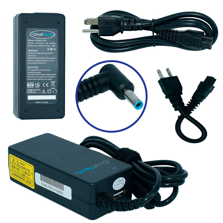 OVALTECH ADAPTADOR AC PARA LAPTOP 45W